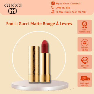 [ Full màu] Son Lì Gucci Matte Rouge À Lèvres 2021 chính hãng