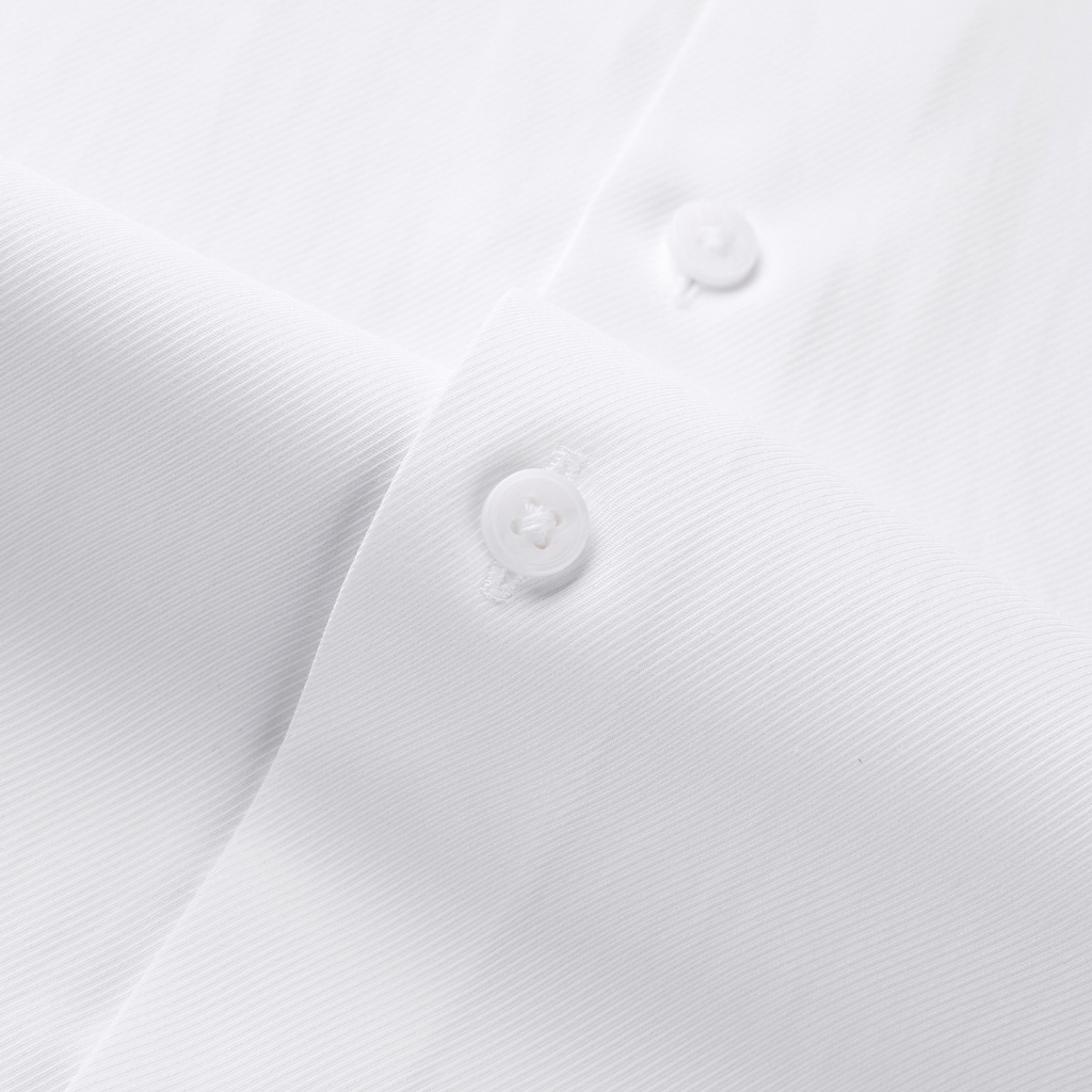 HLA - Áo sơ mi nam dài tay công sở màu trơn cotton thoáng mát mềm mại Formal cotton long-sleeved Shirt