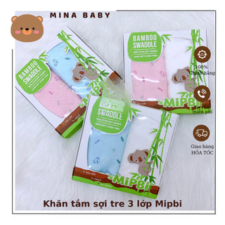 Khăn tắm mipbi set đôi 75x75cm