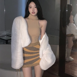 Áo khoác lông dáng ngắn sang chảnh 3 mầu❤️oder 1-2t