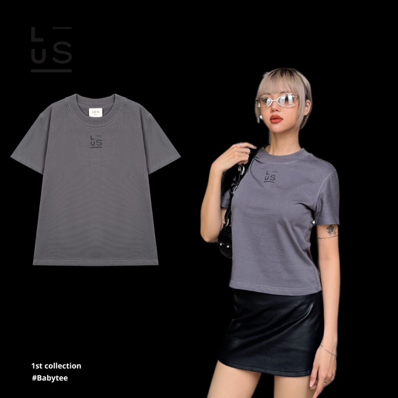 LUS - Áo thun Form nhỏ logo LUS babytee