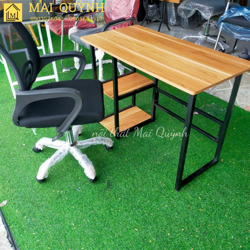 Bàn học có kệ sách bàn làm việc máy tính