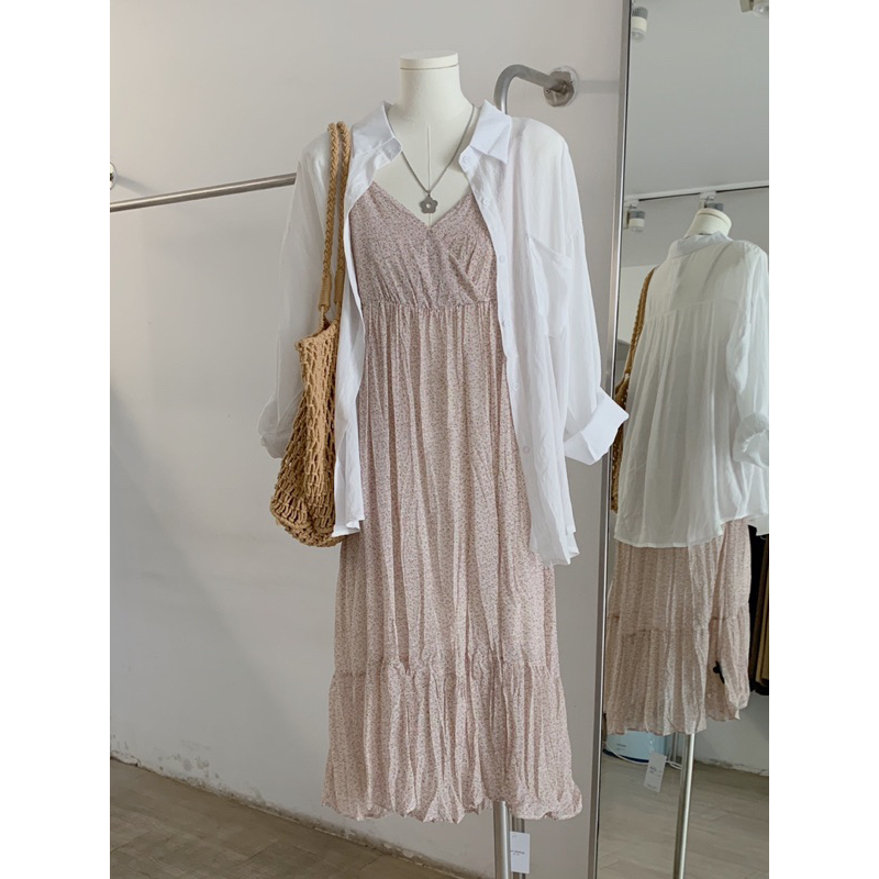 KAYY. Váy 2 dây hoa nhí _ Yhnhi