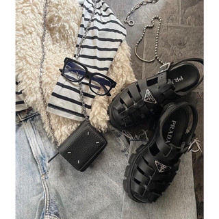 Sandal rọ gucci, sandal prada đế cao dép nữ dép quai hậu dép rọ