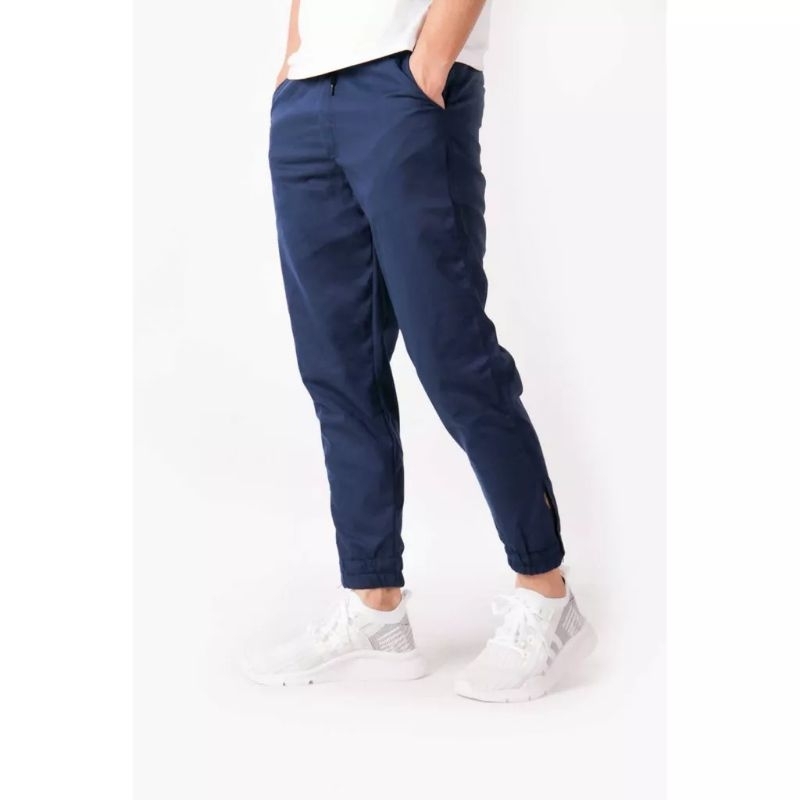 Quần jogger kaki nam nữ VETTINO trơn, bo chun gấu size M