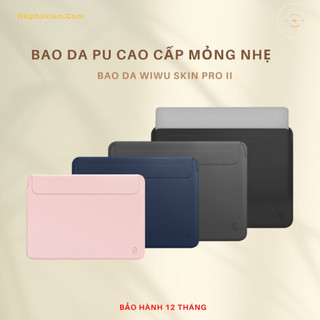 Bao da đựng laptop - surface, bao da wiwu skin pro ii mỏng nhẹ - bảo hành 12 tháng