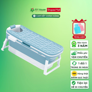 Bồn Tắm Gấp Gọn Cho Người Lớn PTY HOUSE, Gia Đình Tắm Xông Hơi Thư Giãn Chất Liệu Nhựa Cao Cấp - Bảo Hành 3 Năm