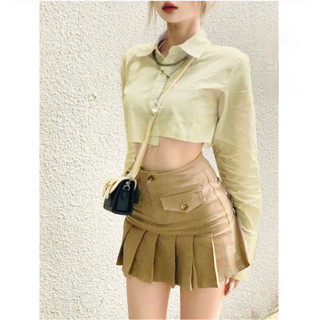 Áo Sơmi Croptop Thời Trang