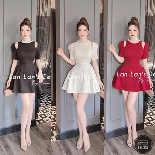 ĐẦM KHOÉT VAI CỔ CƯỜM BIGSIZE 1598