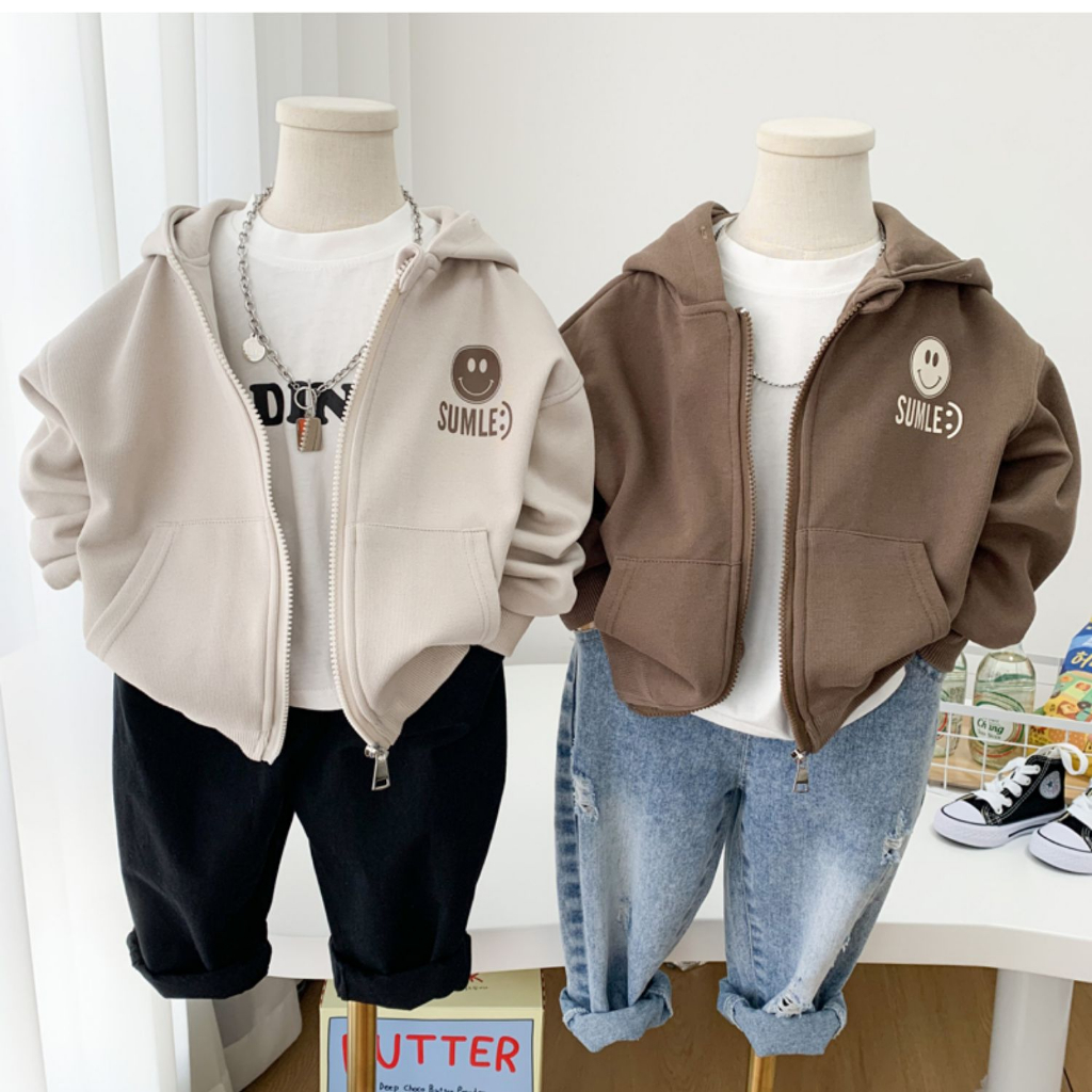 Áo khoác chống nắng cho bé trai bé gái, áo khoác mỏng cho bé trai bé gái Sumle HAPPY BABY
