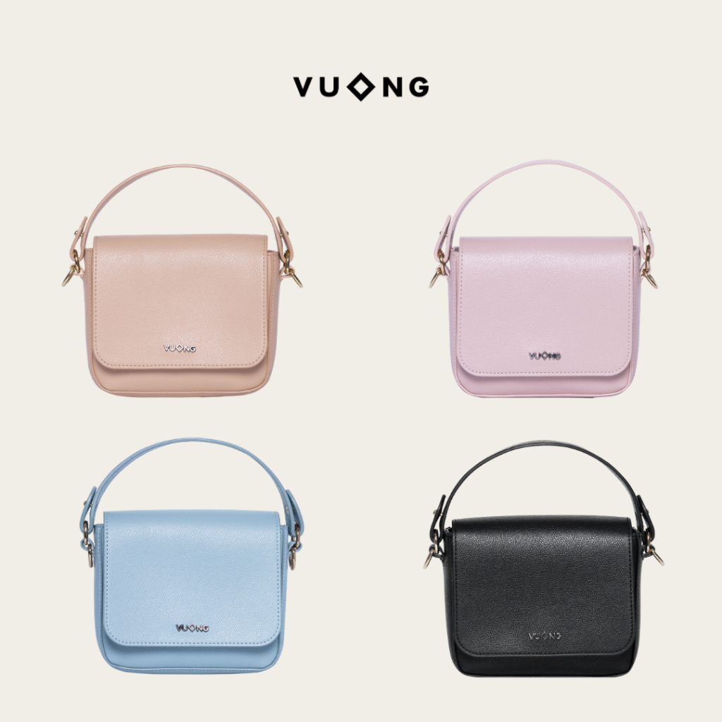 Túi Vuông happier dễ thương có dây đeo chéo