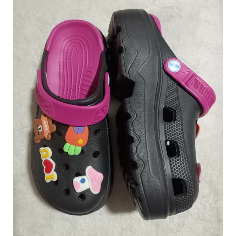 Dép sục nữ cao 6cm ,gắn kèm 8 sticker siêu xinh