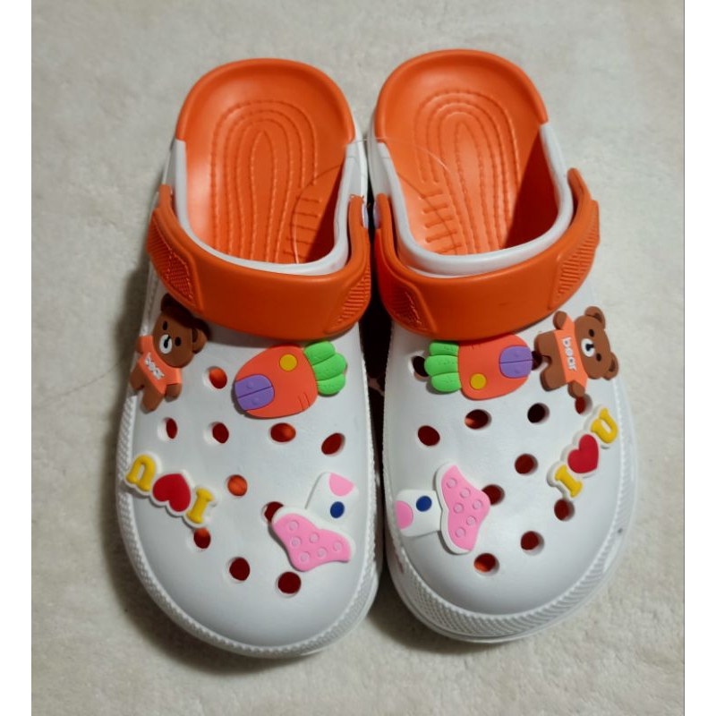 Dép sục nữ cao 6cm ,gắn kèm 8 sticker siêu xinh
