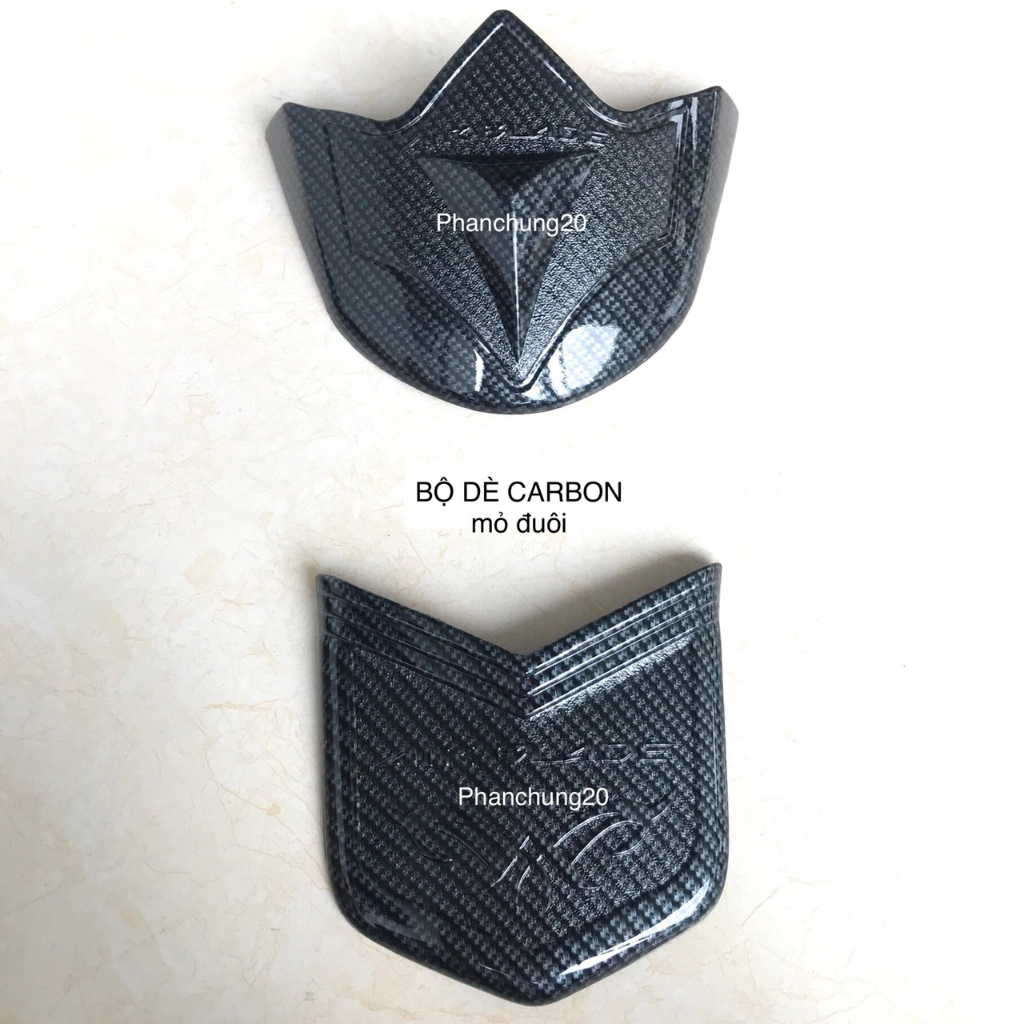 CẶP ỐP MỎ DÈ TRƯỚC / SAU DÙNG CHO ĐỜI XE AB 2013 2014 2015 CACBON