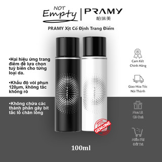 Xịt cố định makeup PRAMY giữ nền lâu trôi cấp nước kiềm dầu 100ml Lâu trôi bắt sáng Dưỡng ẩm và kiểm soát dầu trên da