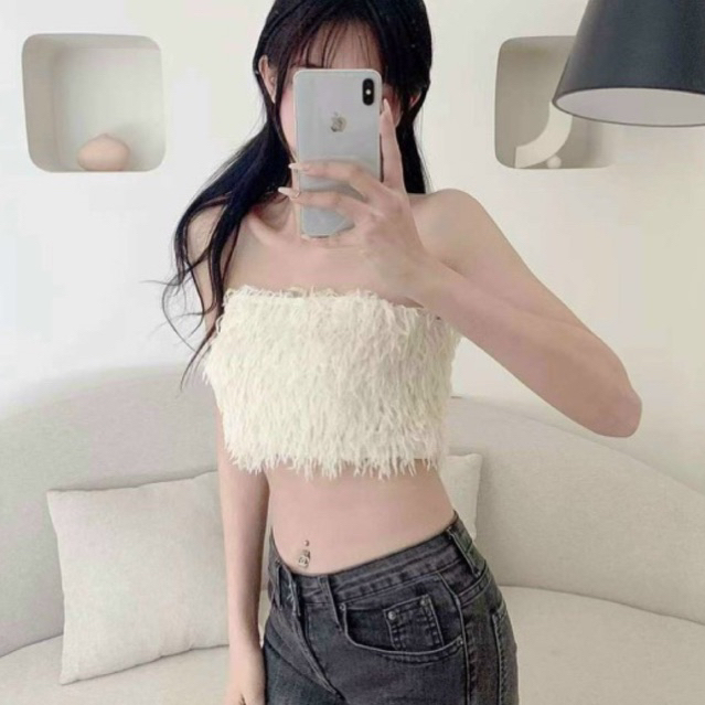 áo bra , áo quây , áo ống crotop lông co giản có kèm dây tăng đưa cước trong
