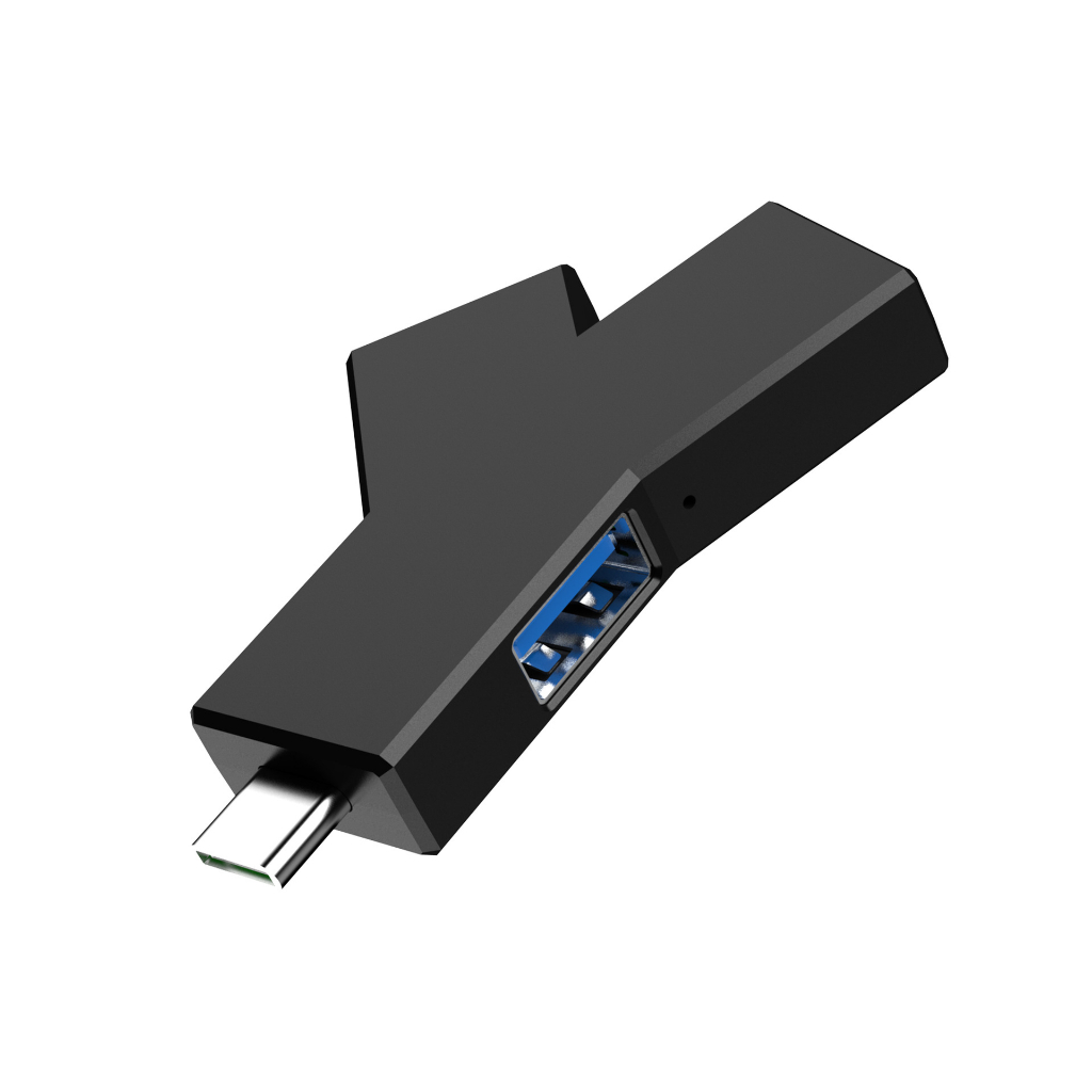 Bộ Chia 3 Cổng USB HUB Type C Cho Laptop PC ( Cổng USB Mở Rộng Kết Nối Đa Năng Truyền Data Tốc Độ Cao, Nhỏ Gọn )