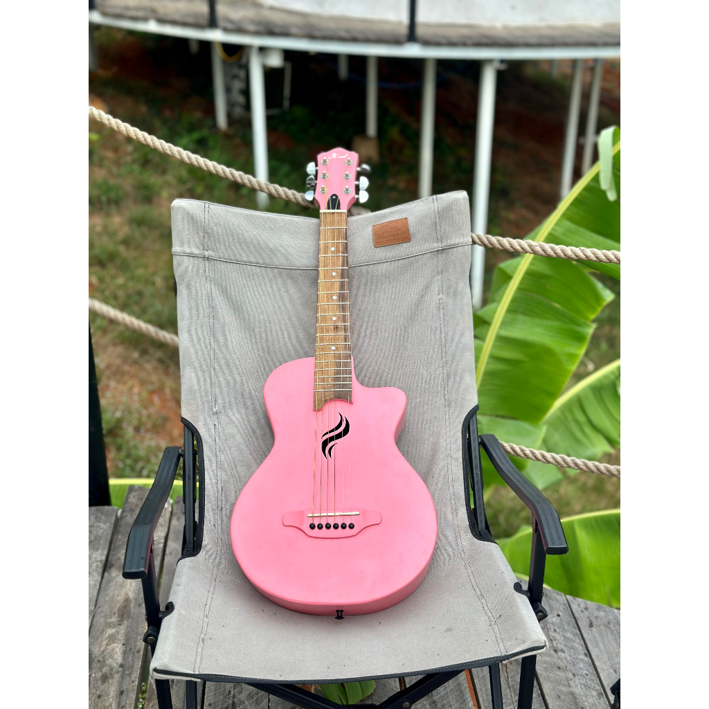 Đàn Guitar Mini Acoustic Mã Pink DC-02 Chính Hãng ST.Real Guitar Sài Thành Kích Thước 80cm Size 1/2