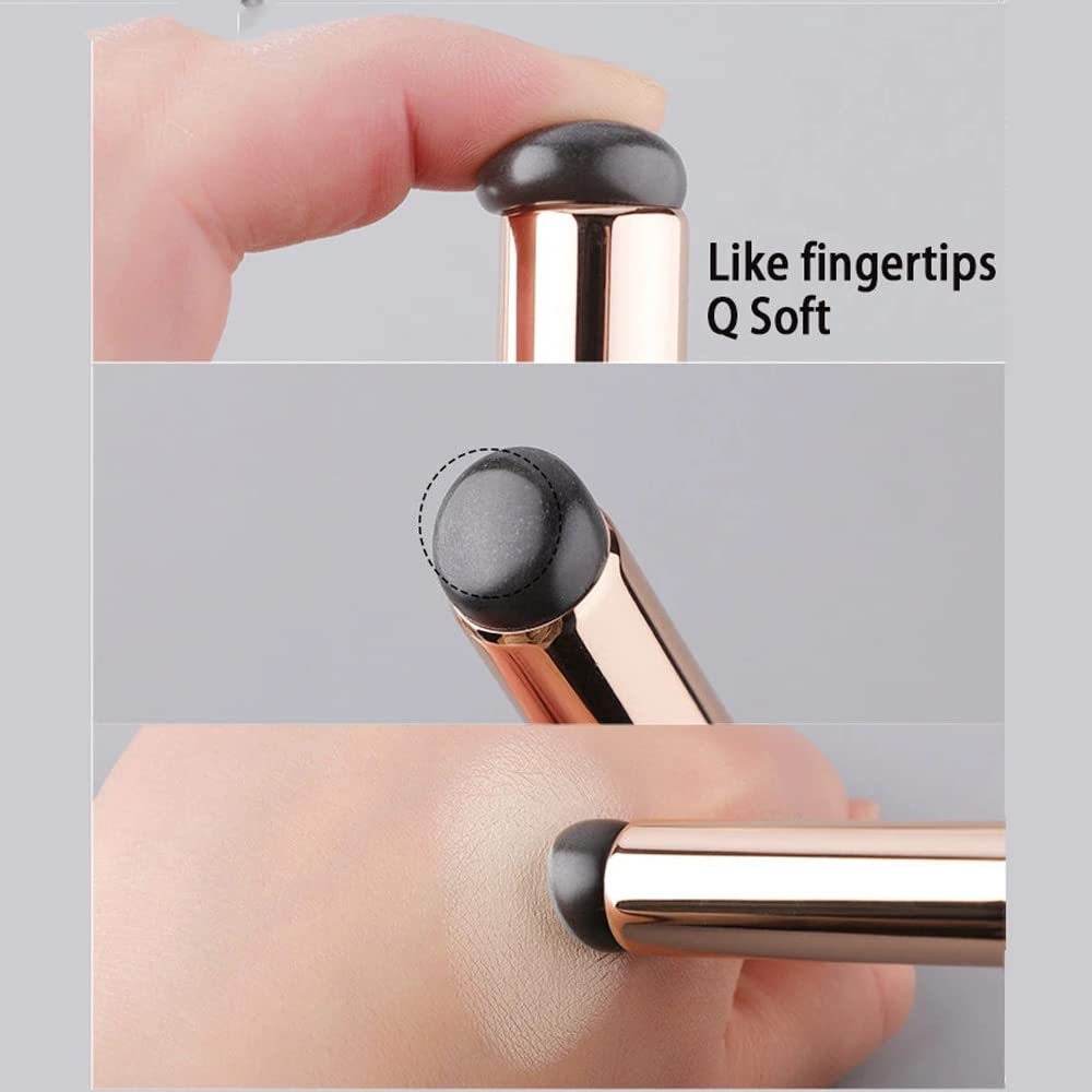 Cọ Tán Son Môi Có Nắp Silicone Dưỡng Xăm Môi Che Khuyết Điểm MAGA Portable Round Head Silicone Lip Brush