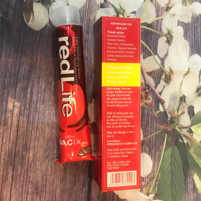 Thuốc nhuộm tóc redlife 100ml
