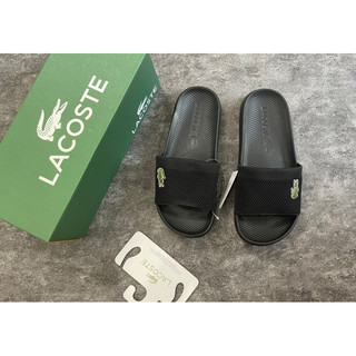 Dép quai ngang lacosteHomme Croco