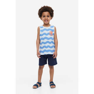 Set bộ ba lỗ bé trai - thun cotton thoáng mát