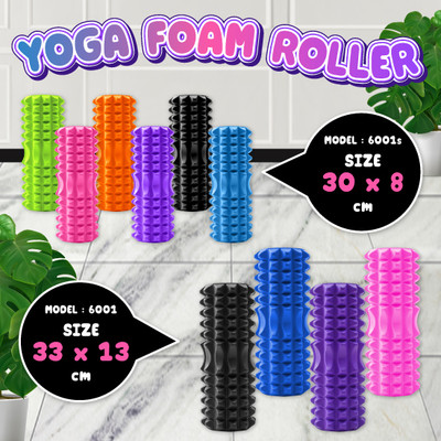 Con Lăn Yoga Massage Foam Roller Thương hiệu BG  Ống Trụ Lăn Xốp Tập Thể Thao Giãn Cơ Gai Nhọn