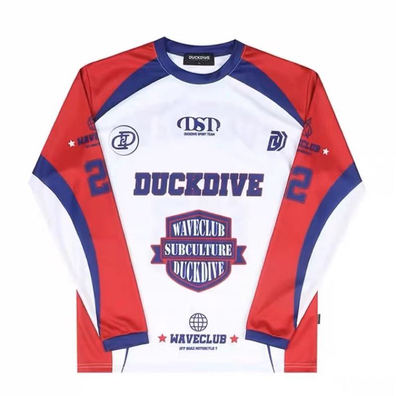 Áo thun tay dài thể thao DuckDive giống Karina aespa