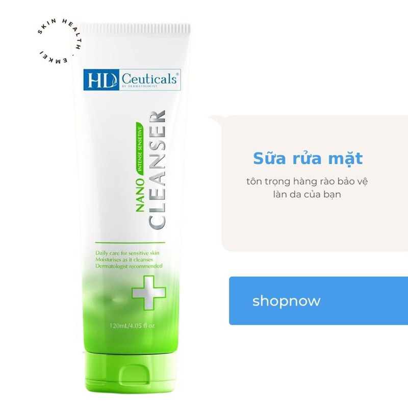 NANO - Sữa rửa mặt không bọt không khô da