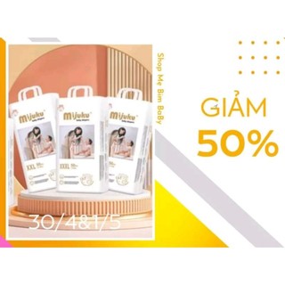 Tã quần mijuku chính hãng 100 miếng siêu thấm hút nước đủ size: m đến 5xl.