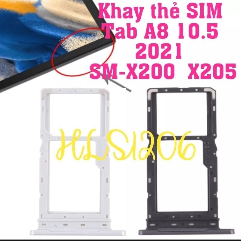 Khay sim thẻ Micro SD cho Samsung Galaxy Tab A8 10.5 2021