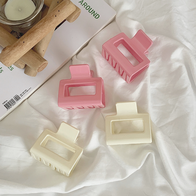 🎀 yakult 🎀Kẹp Tóc Mini Hình Vuông Dễ Thương Phong Cách Hàn Quốc Cho Nữ