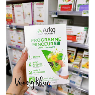 Arkopharma- Detox Giảm Cân hàng Bio 30 ống - hàng chuẩn Pháp