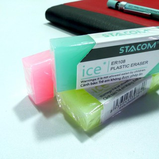 Gôm trong suốt, chất liệu PVC cao cấp, siêu sạch không để lại vết bẩn vụn | Stacom ER108