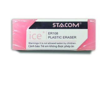 Gôm trong suốt, chất liệu PVC cao cấp, siêu sạch không để lại vết bẩn vụn | Stacom ER108