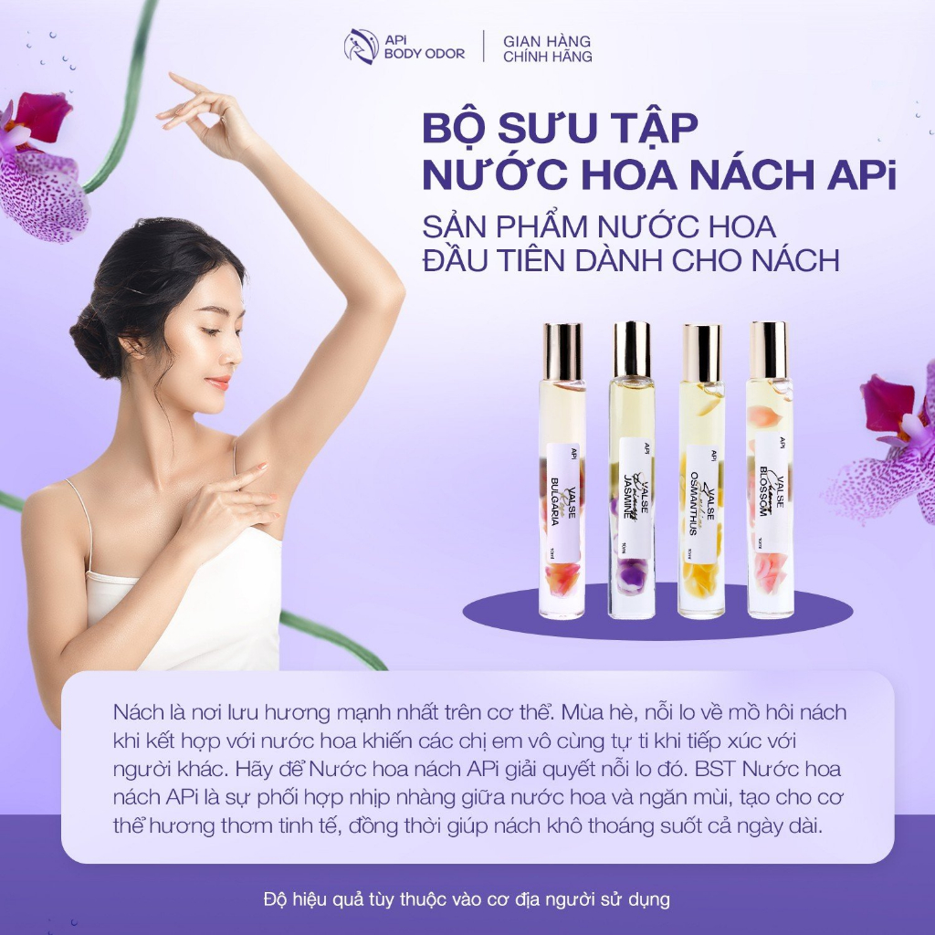 Nước hoa nách APi, hương hoa dành cho nách Valse of Flower APi