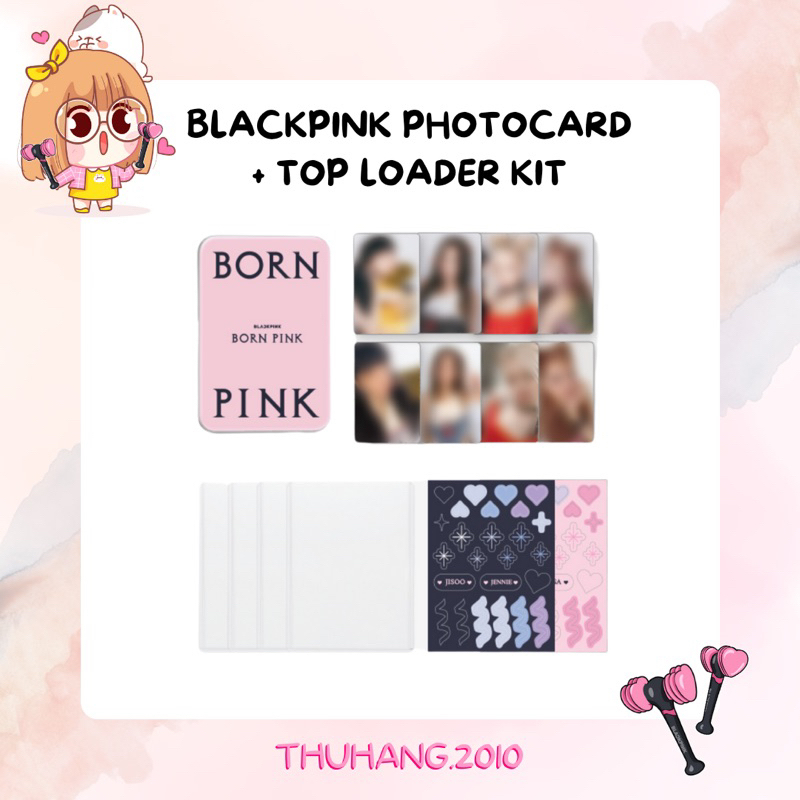HÌNH THẺ BLACKPINK PHOTOCARD + TOP LOADER KIT WEVERSE SHOP