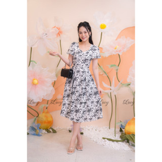 Đầm xoè Minzy 3535 thiết kế 8 mảnh bán chạy nhất nhà váy Lucy