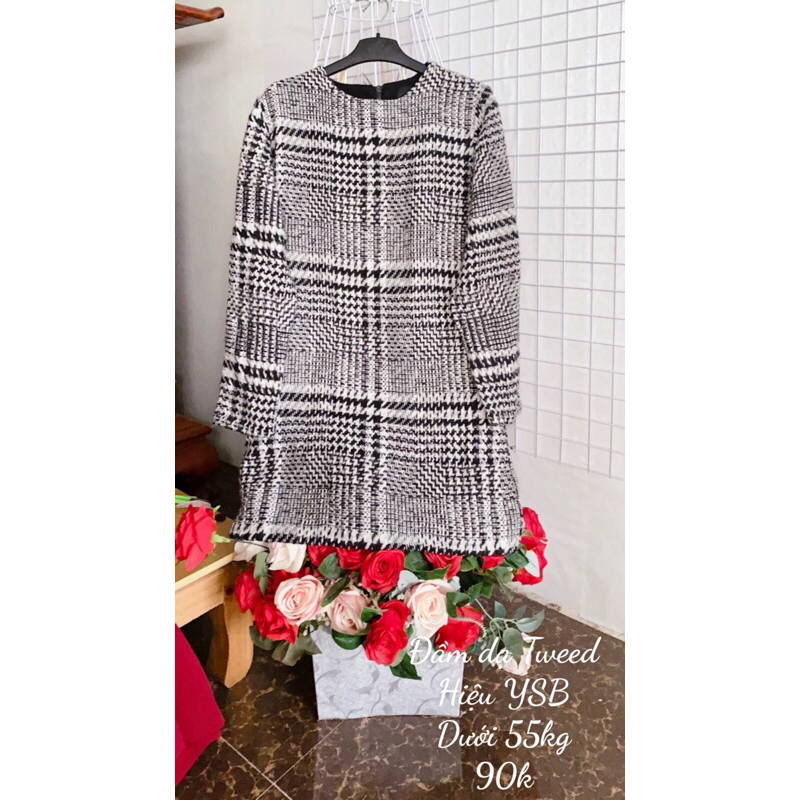 Đầm dạ Tweed hiệu YSB