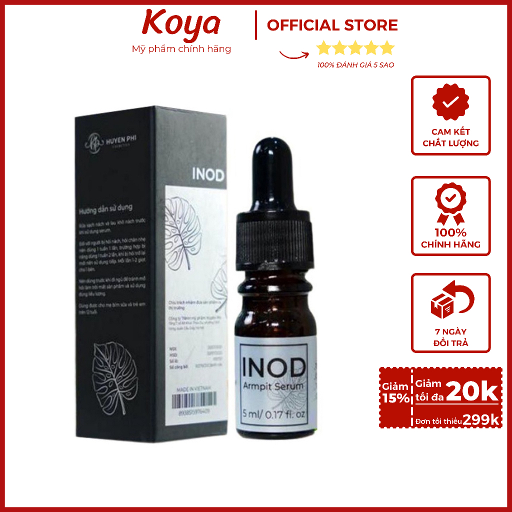 Serum hôi nách INOD Huyền Phi HASAKI NUTY