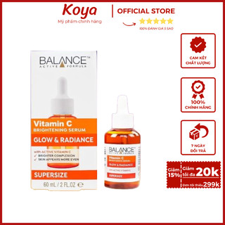 Serum Vitamin C Blance Trắng Da Mờ Thâm Balance Active Formula Vitamin C Brightening 30ml