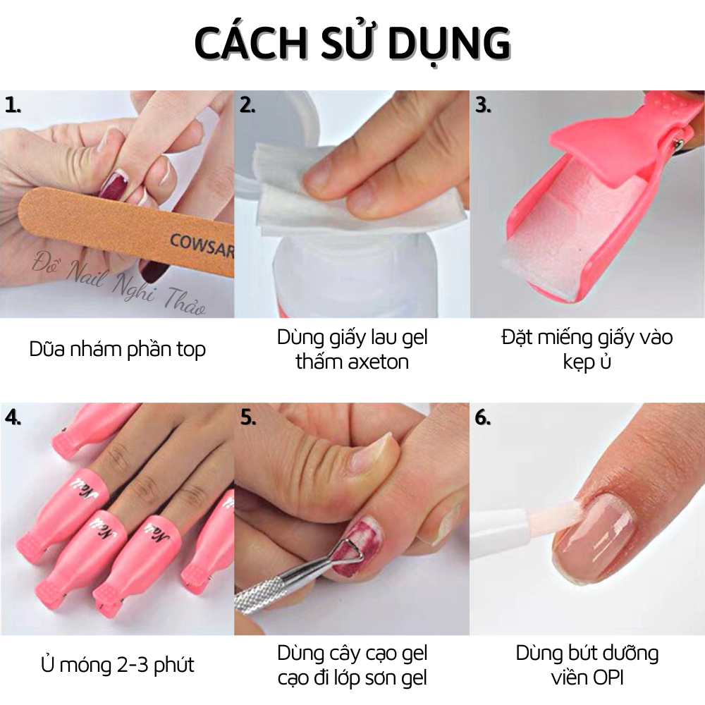 Giấy lau gel nail không xù JELIVA