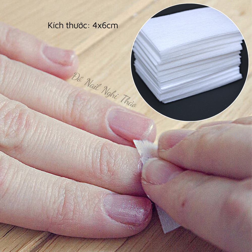 Giấy lau gel nail không xù JELIVA