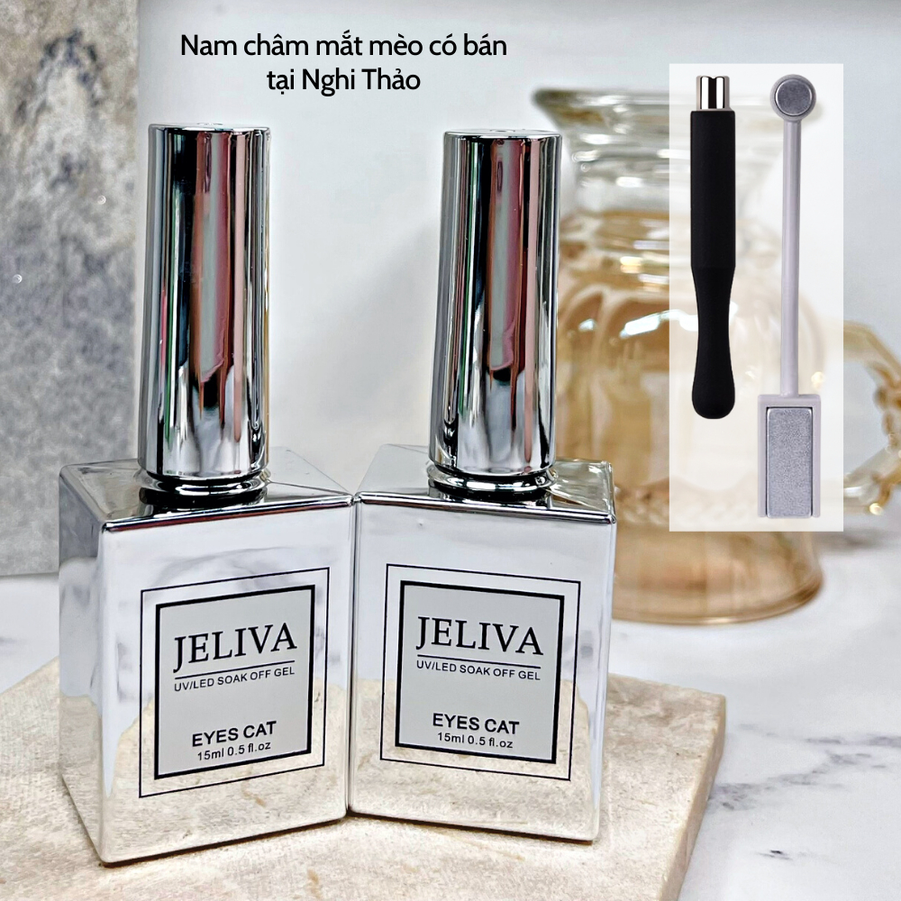 Sơn mắt mèo kim cương bạc JELIVA 15ml