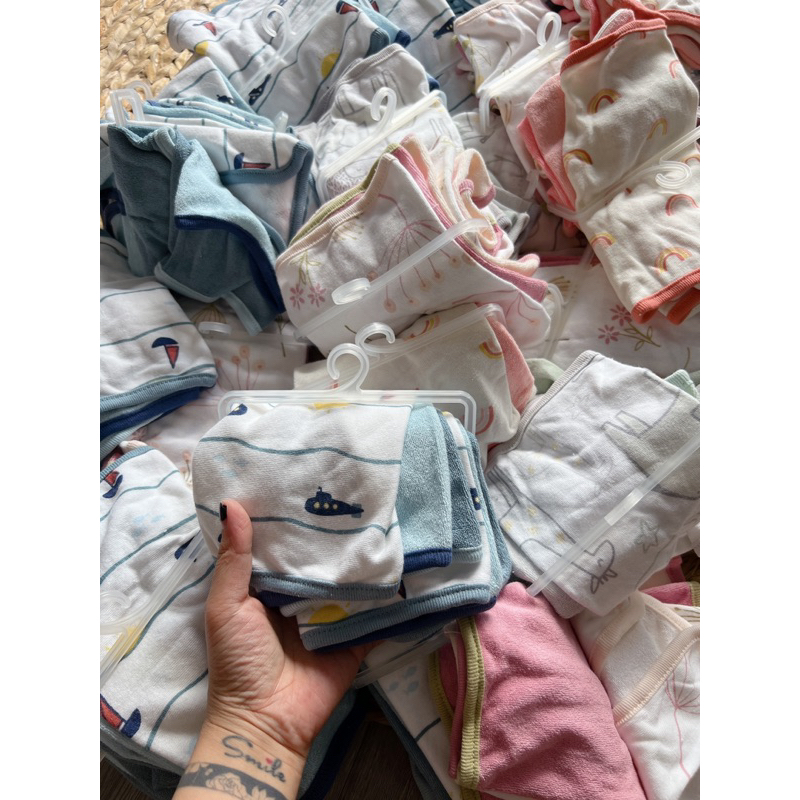 Set 6 khăn mặt dư xịn cho bé