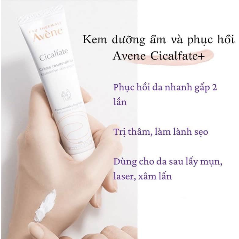 Măng tây baby - Kem làm lành sẹo, phục hồi da Avene Cicalfate Restorative Skin Cream