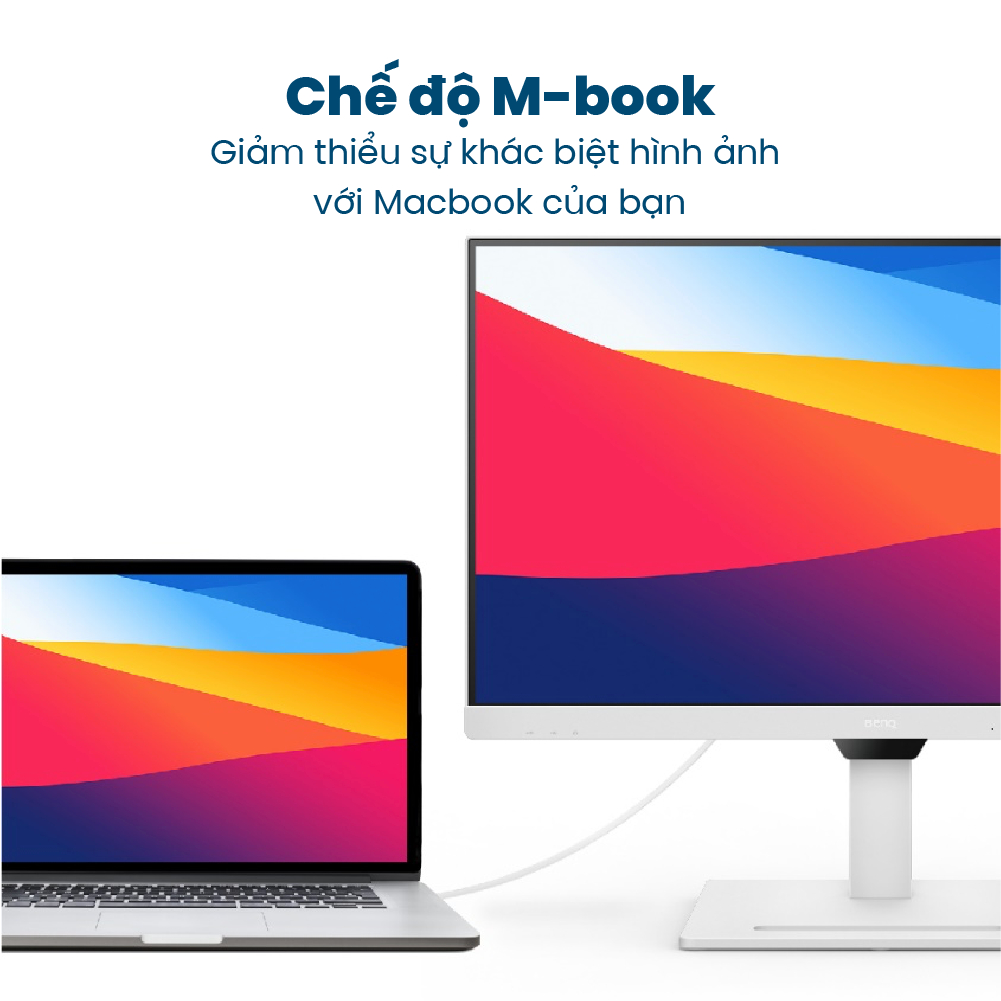 Màn hình máy tính BenQ GW2790QT bảo vệ mắt công thái học 27 inch 2K QHD USB-C phù hợp làm việc văn phòng và giải trí