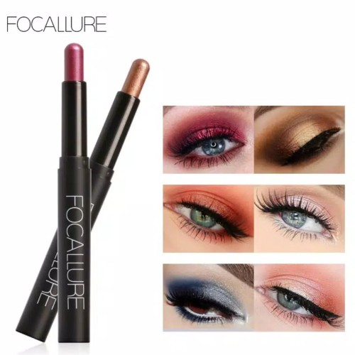 Phấn mắt FOCALLURE nhung mịn dạng bút gồm 12 màu tùy chọn lâu trôi 2g FA38