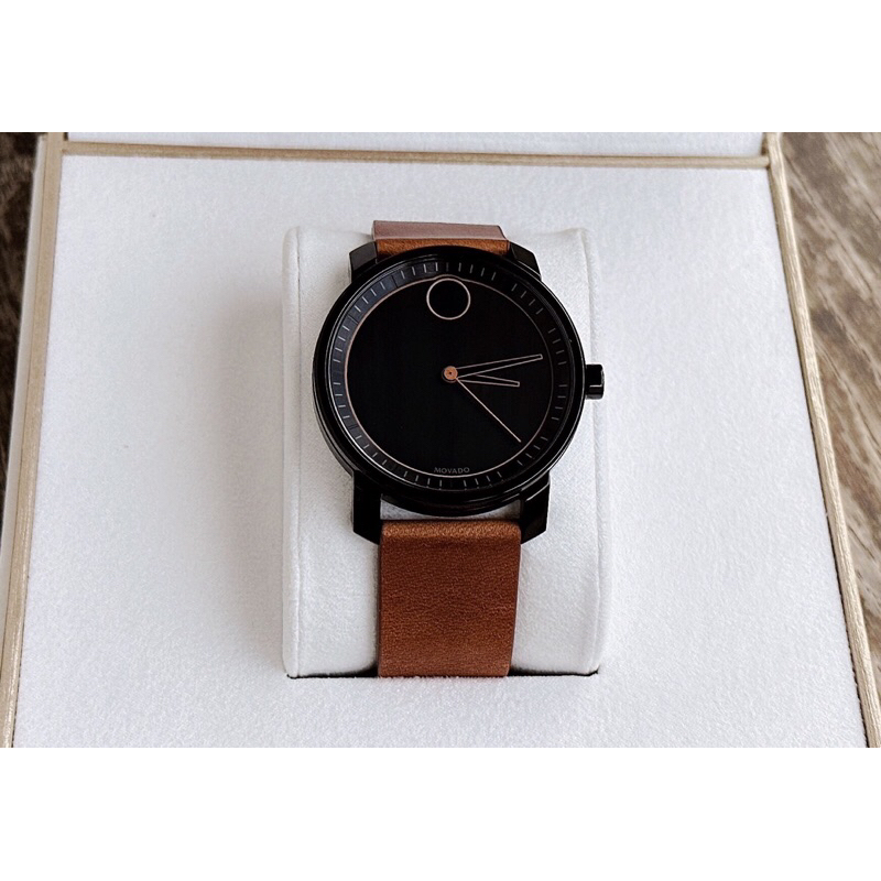 Đồng hồ nam dây da Movado Bold Cognac 3600489