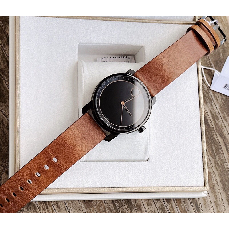 Đồng hồ nam dây da Movado Bold Cognac 3600489